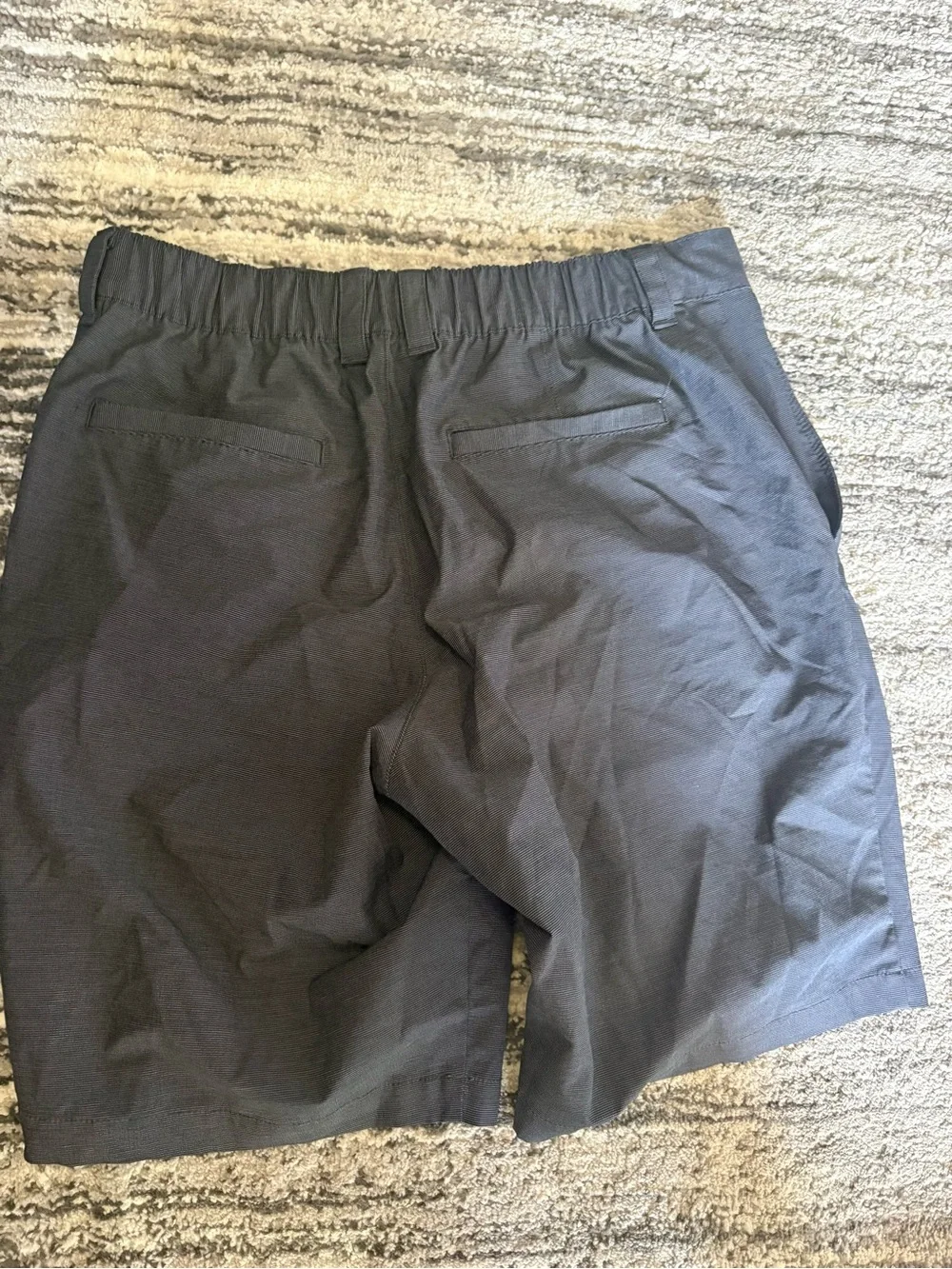 Banana Republic Men's Black Flat Front Shorts